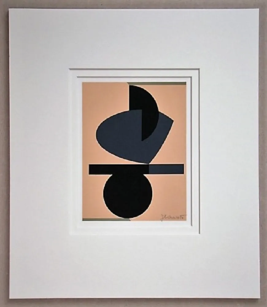 Siebdruck Rets - Composition Abstait 