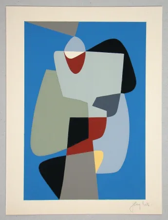 Siebdruck Rets - Composition pour Art Abstrait 