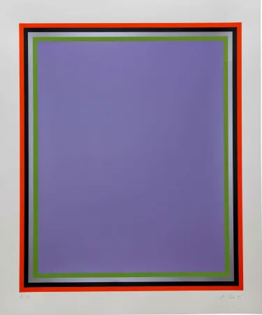 Siebdruck Reyle - Ohne Titel