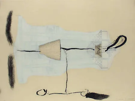 Aquatinta Riera I Aragó - Blatt 17 aus Portofolio 19 máquines