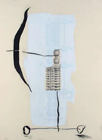 Aquatinta Riera I Aragó - Blatt 19 aus Portofolio 19 máquines