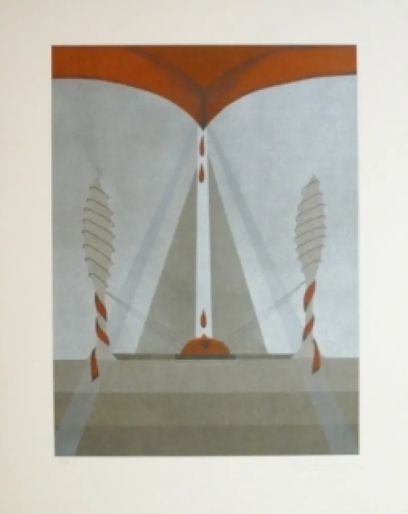 Lithographie Riera - Tribut 5