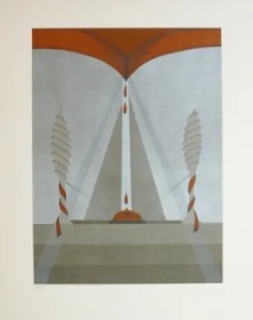 Lithographie Riera - Tribut 5