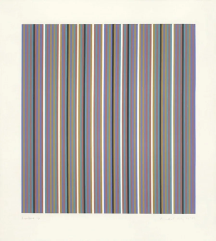 Siebdruck Riley - Brouillard