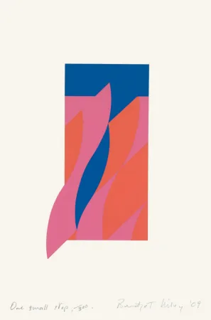 Siebdruck Riley - One small step