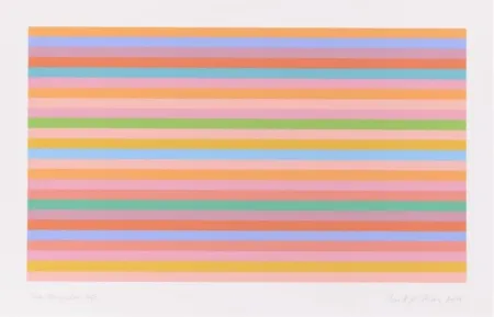 Siebdruck Riley - Rose Horizontal