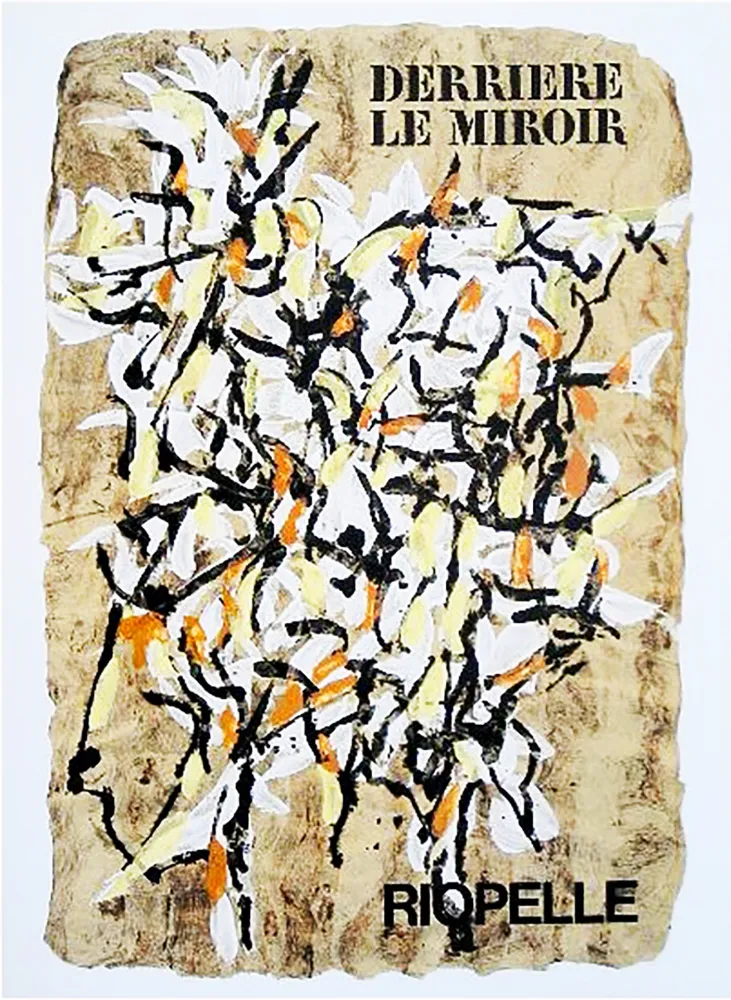 Illustriertes Buch Riopelle - Derrière le Miroir n° 160. RIOPELLE. 9 LITHOGRAPHIES ORIGINALES. juin 1966.