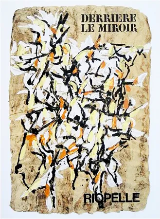 Illustriertes Buch Riopelle - Derrière le Miroir n° 160. RIOPELLE. 9 LITHOGRAPHIES ORIGINALES. juin 1966.