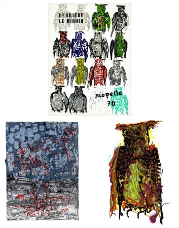 Illustriertes Buch Riopelle - DERRIÈRE LE MIROIR N°185. RIOPELLE 70. 5 LITHOGRAPHIES ORIGINALES (1970).