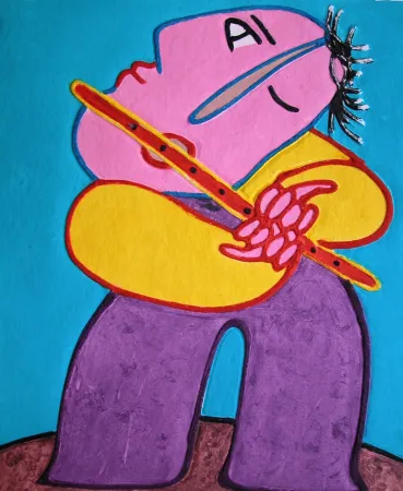 Stich Ripolles - Le flutiste