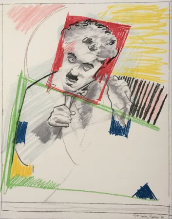 Siebdruck Rivers - Early Chaplin