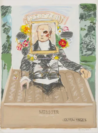 Lithographie Rivers - Golden Tales