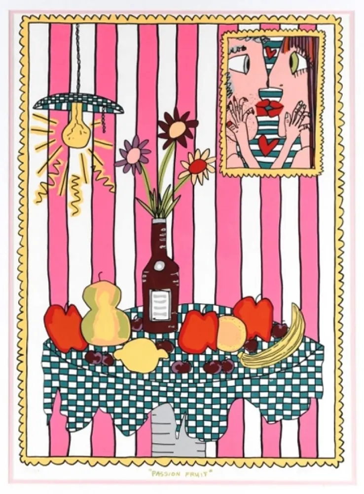 Siebdruck Rizzi - Passion Flower