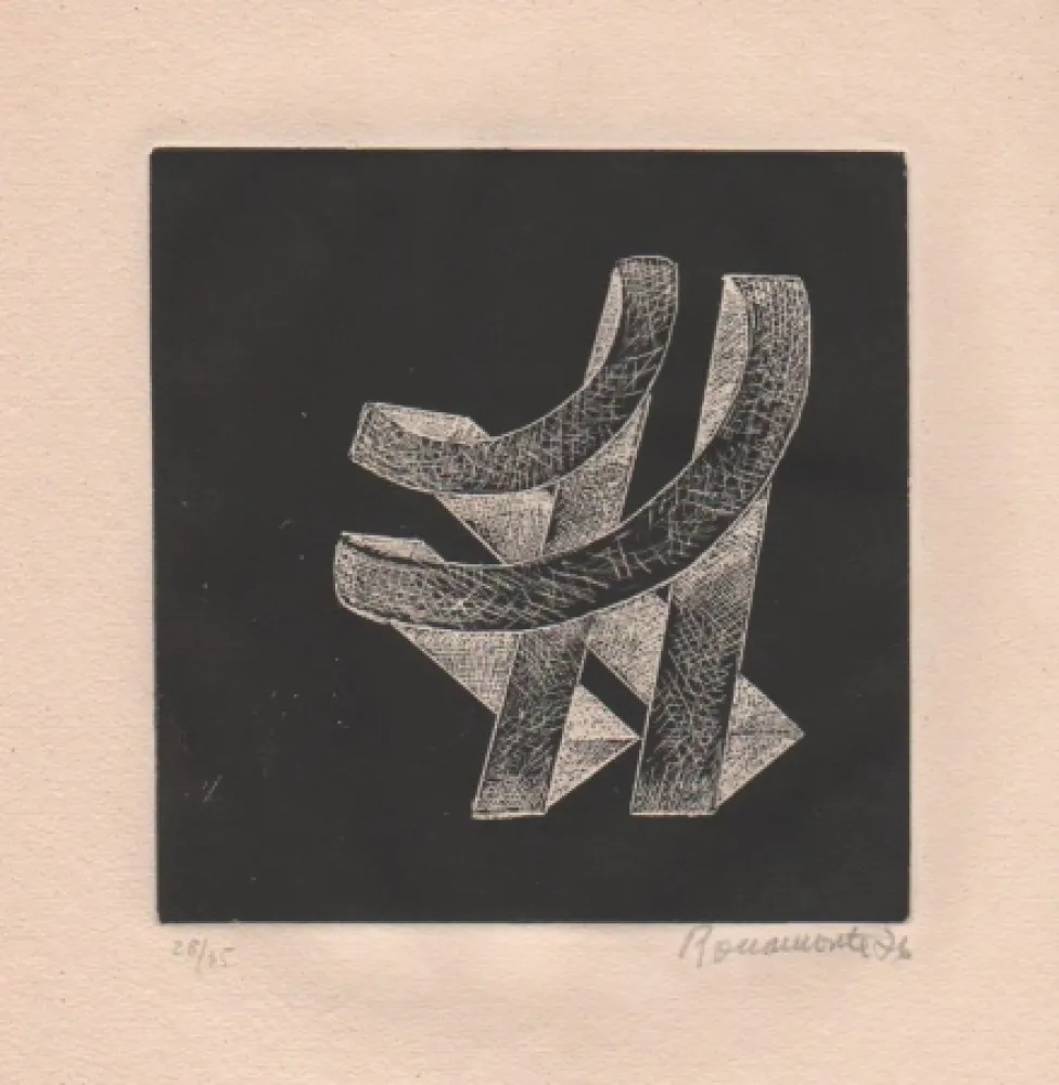 Illustriertes Buch Roccamonte - Roccamonte. Quattro acqueforti