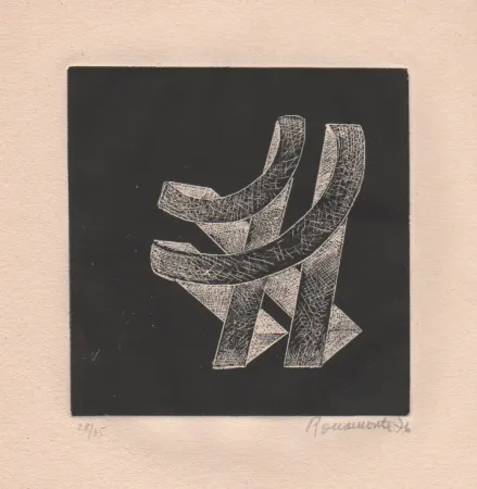 Illustriertes Buch Roccamonte - Roccamonte. Quattro acqueforti