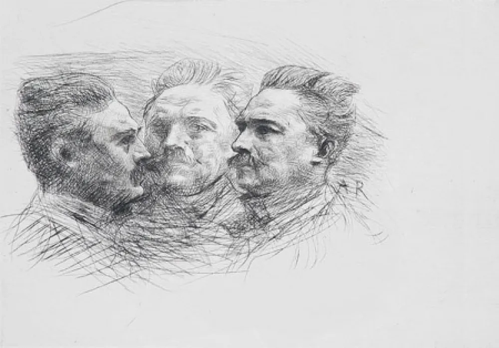 Stich Rodin - Henri Becque