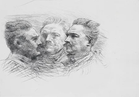 Stich Rodin - Henri Becque