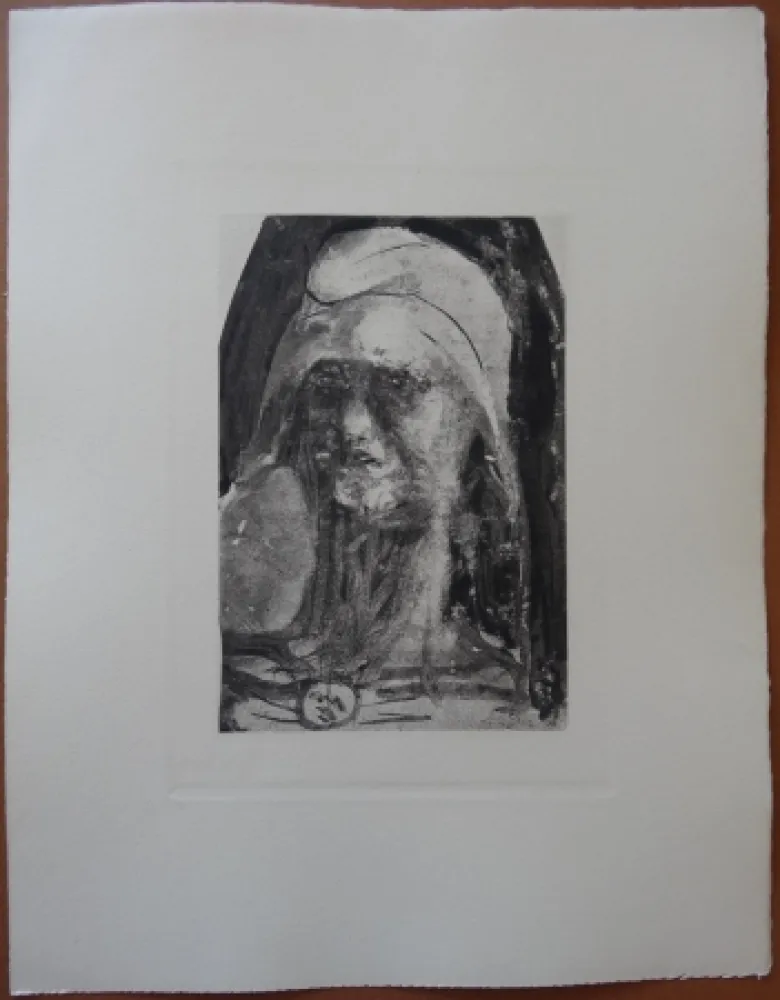 Radierung Rodin - Liberty