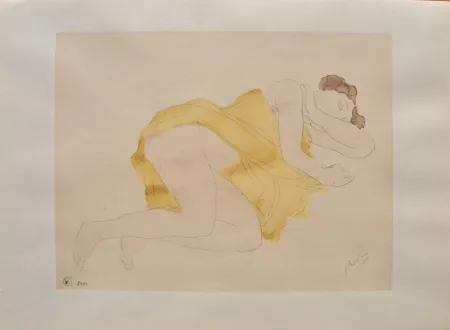 Stich Rodin - Nu couché