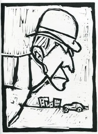 Linolschnitt Rognoni - Senza titolo