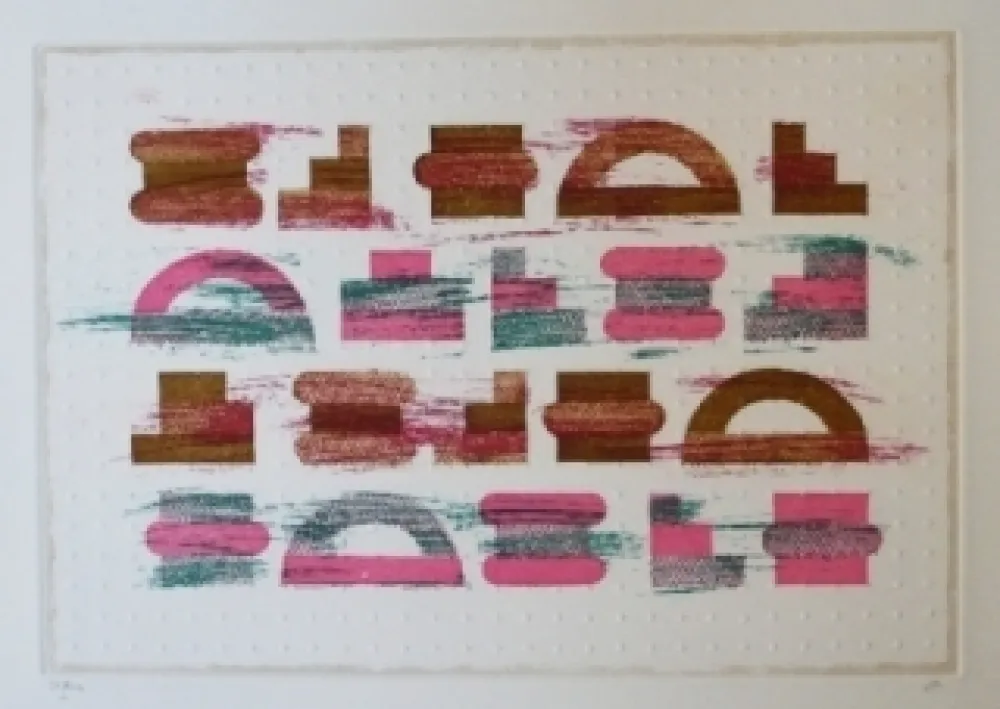 Radierung Und Aquatinta Rojo - Codice 3