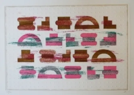 Radierung Und Aquatinta Rojo - Codice 3