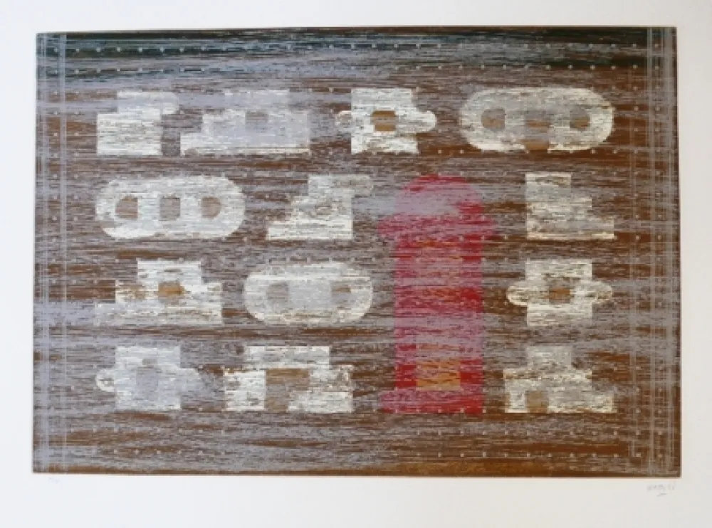 Radierung Und Aquatinta Rojo - Codices 4