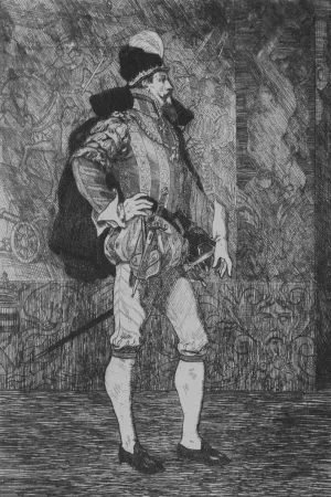 Radierung Rops - Le Sire de Lumey