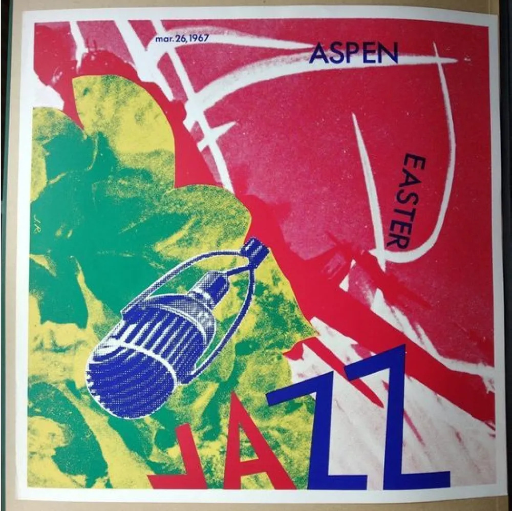 Siebdruck Rosenquist - „Aspen Easter Jazz“.