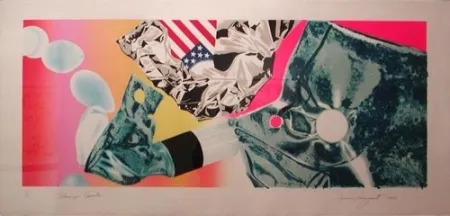 Siebdruck Rosenquist - Flamingo Capsule
