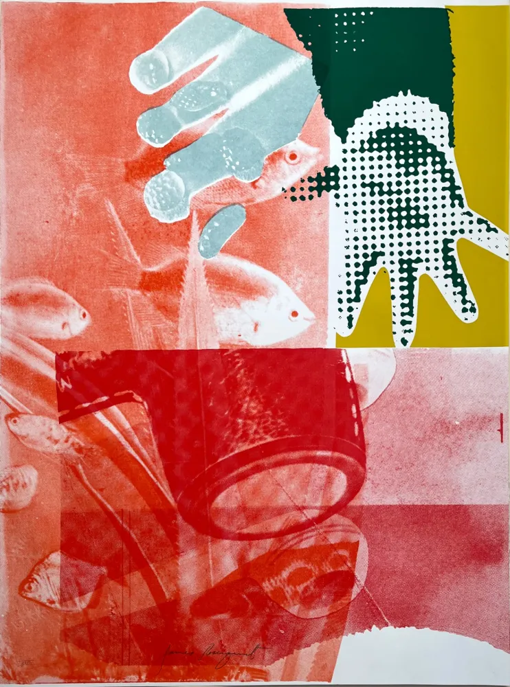Siebdruck Rosenquist - For Love