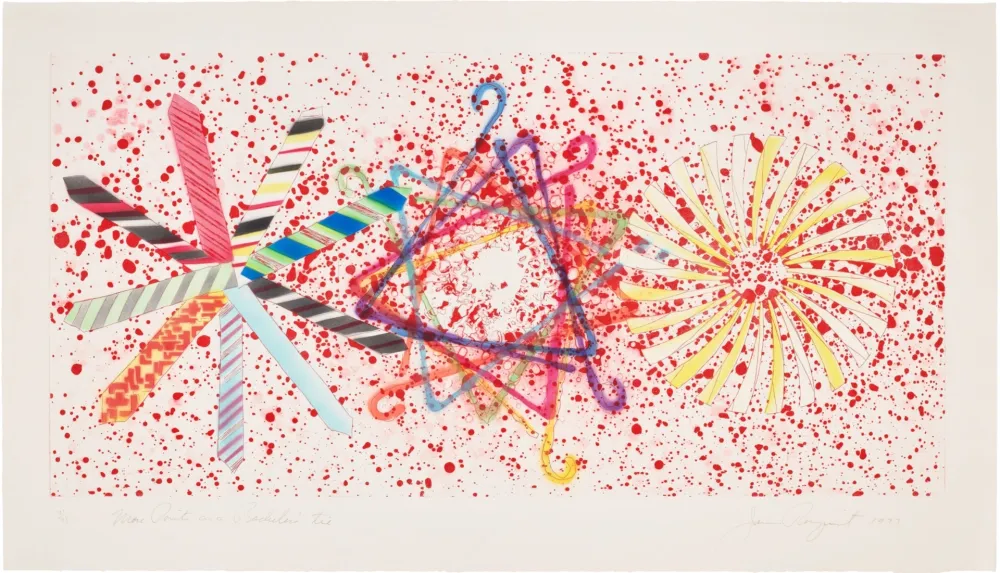 Radierung Und Aquatinta Rosenquist - More Points on a Bachelor's Tie