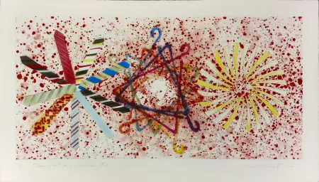 Radierung Und Aquatinta Rosenquist - MORE POINTS ON A BACHELOR'S TIE