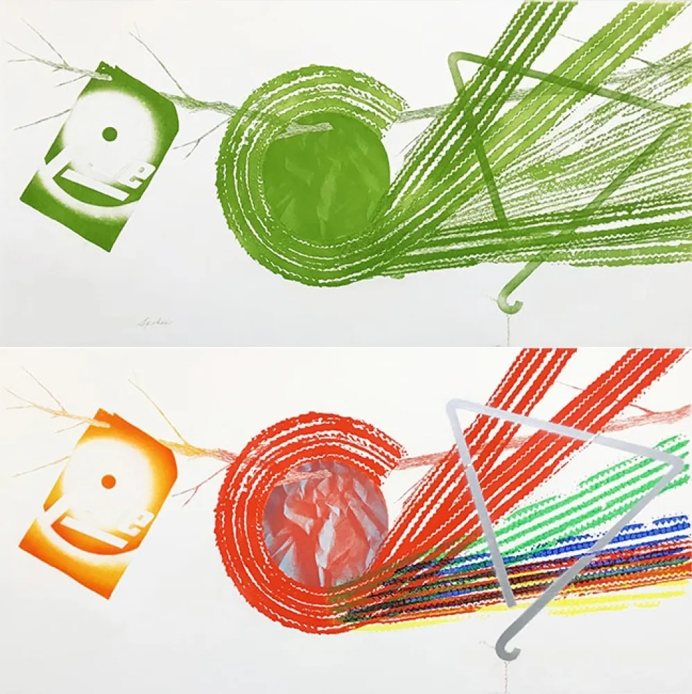 Radierung Und Aquatinta Rosenquist - SPOKES AND SPOKES: 2 STATE