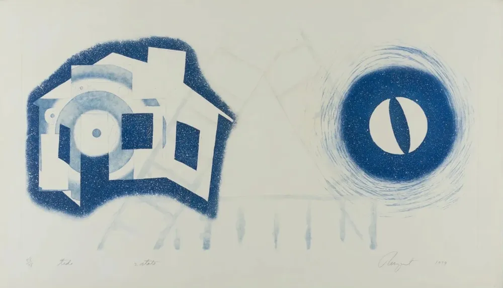 Radierung Und Aquatinta Rosenquist - Tide