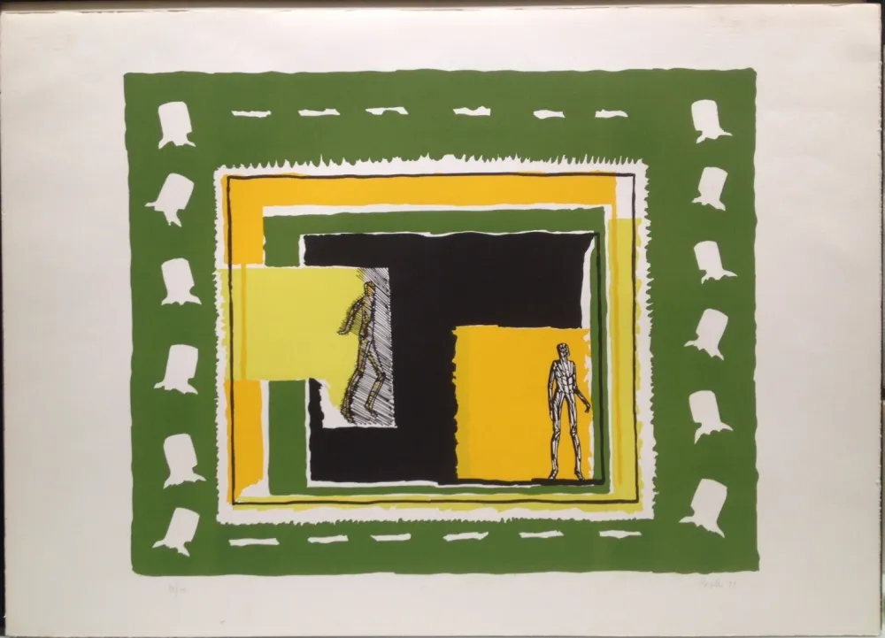 Lithographie Rossello - Composizione