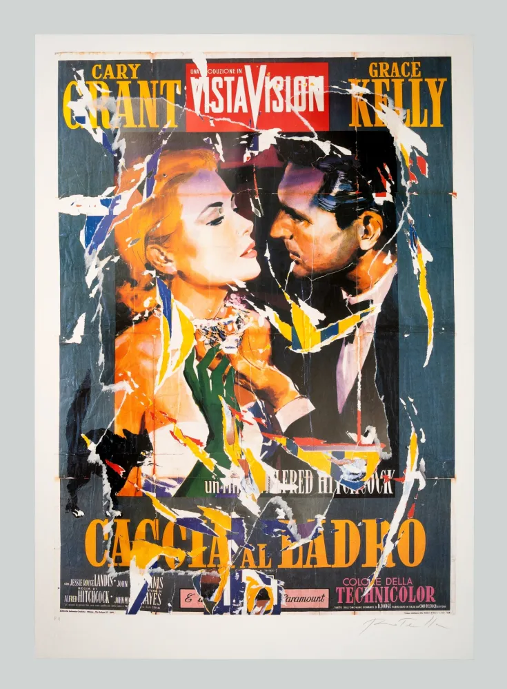 Siebdruck Rotella - Caccia al ladro