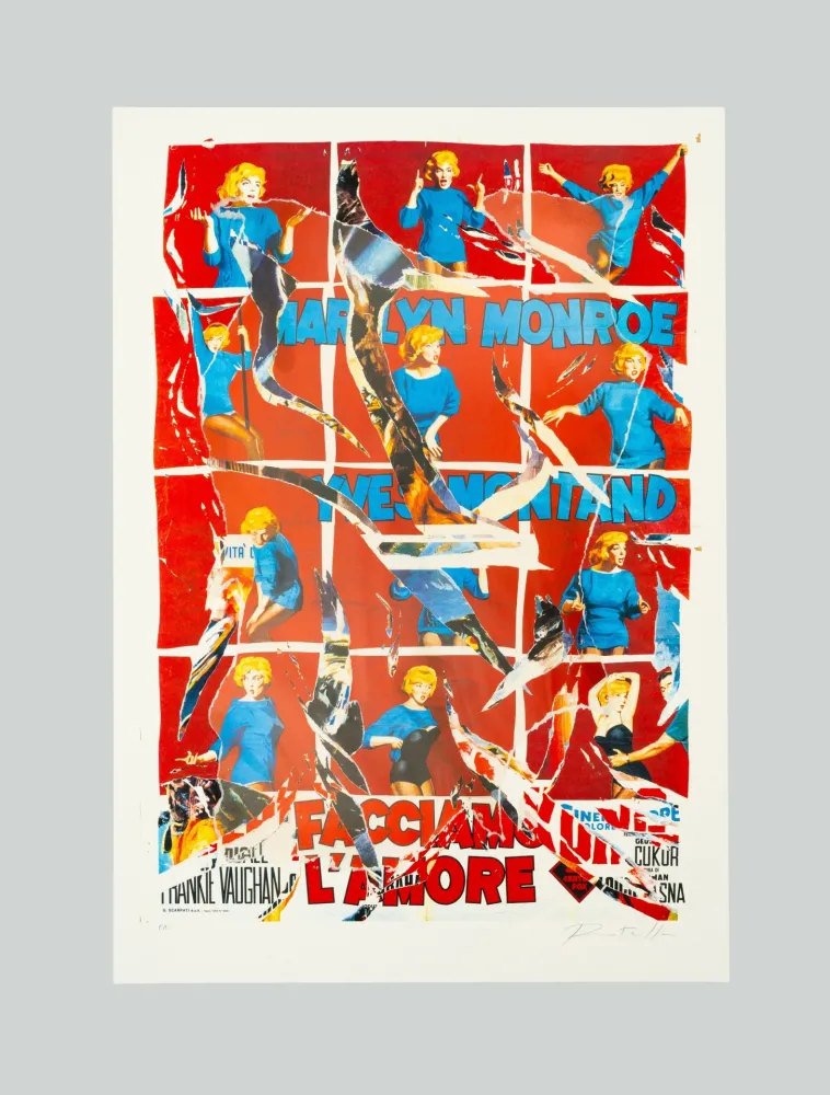 Siebdruck Rotella - Facciamo l'amore