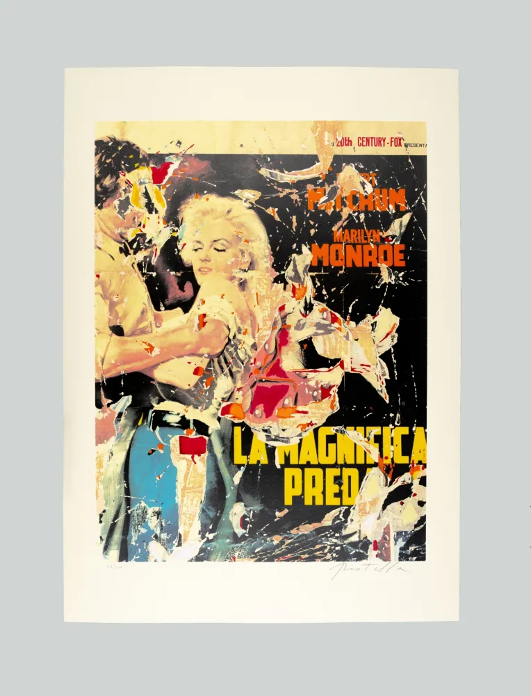 Siebdruck Rotella - La magnifica preda