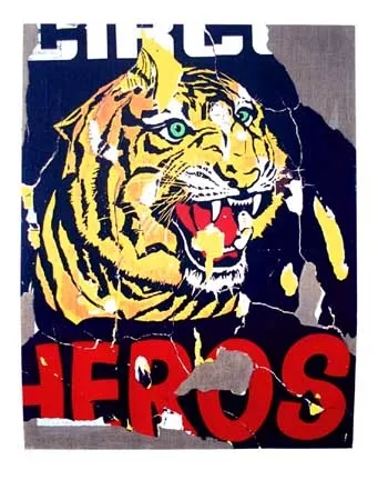 Siebdruck Rotella - La Tigre