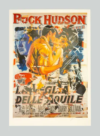 Siebdruck Rotella - La veglia delle aquile