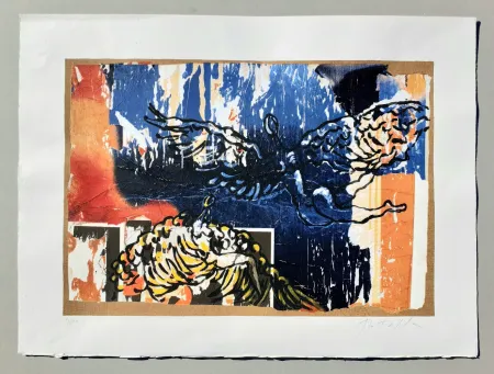 Siebdruck Rotella - L'angelo cattivo