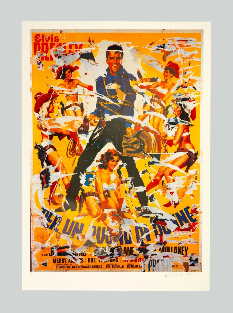 Siebdruck Rotella - Per un pugno di donne