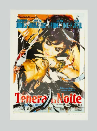 Siebdruck Rotella - Tenera la notte