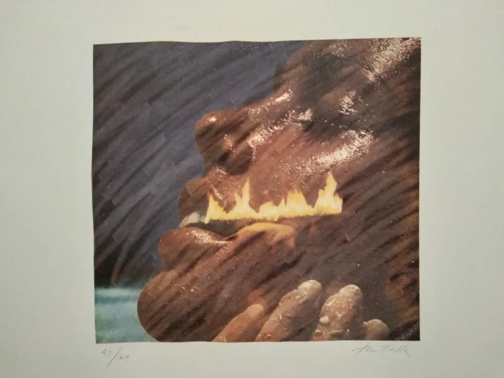 Siebdruck Rotella - UNTITLED