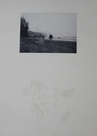 Siebdruck Roth - Strand / Beach