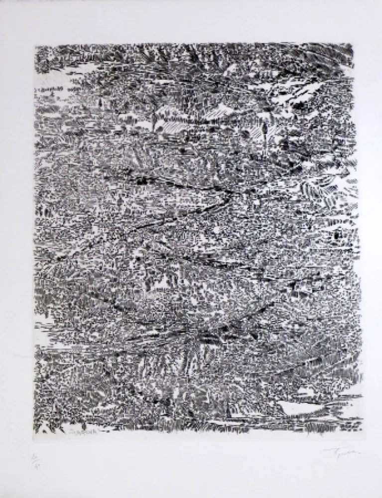 Radierung Und Aquatinta Rouan  - Arena