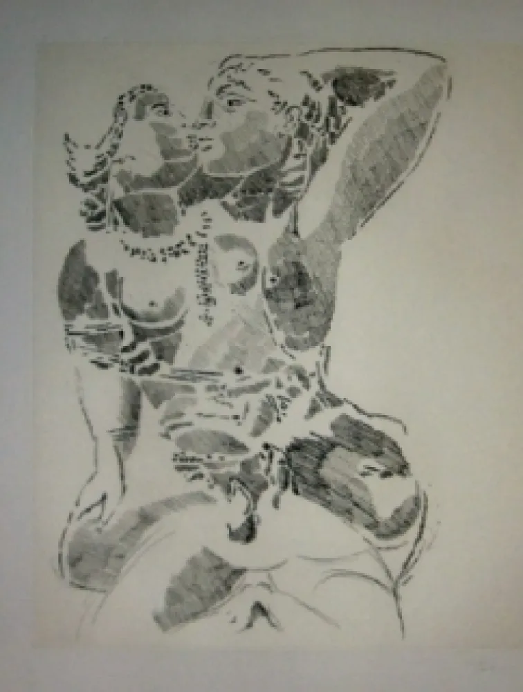 Radierung Und Aquatinta Rouan  - Effacer la Notion 1