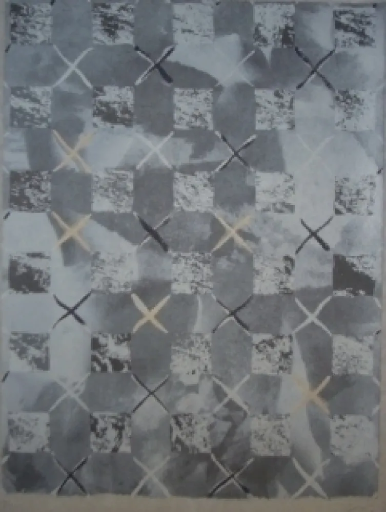 Siebdruck Rouan  - La peau du Ciel 1