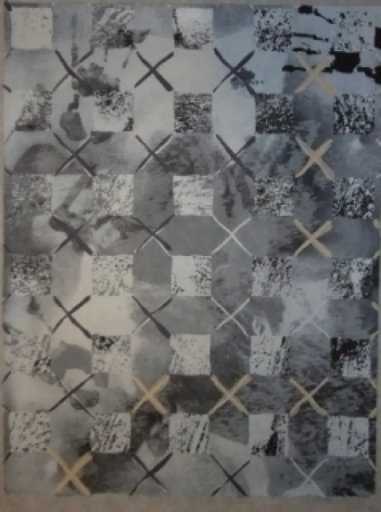 Siebdruck Rouan  - La peau du Ciel 2